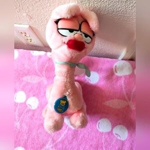 Vintage 1984 Arlene Plush Dakin Garfield Friends Stuffed Animal Pink Toy Cat 12"